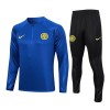 Inter Milan Sweat d'Entraînement Quarter-Zip 2023-24 Bleue Pour Homme